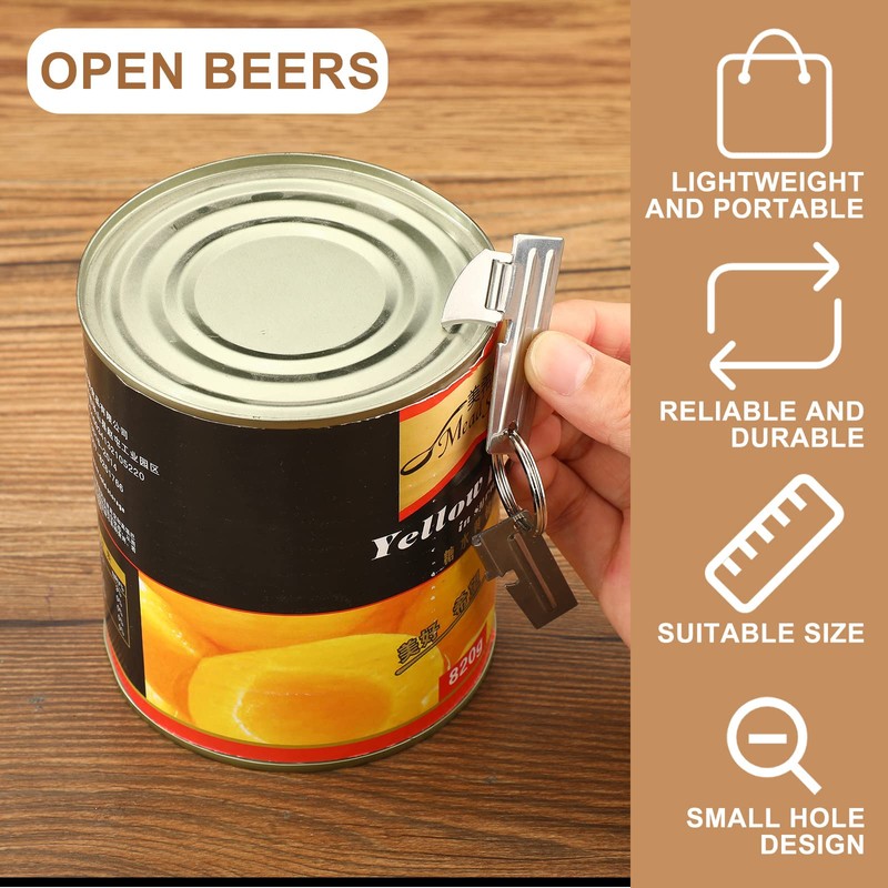 Eaasty P-38 and P-51 Military Style Can Openers with Key