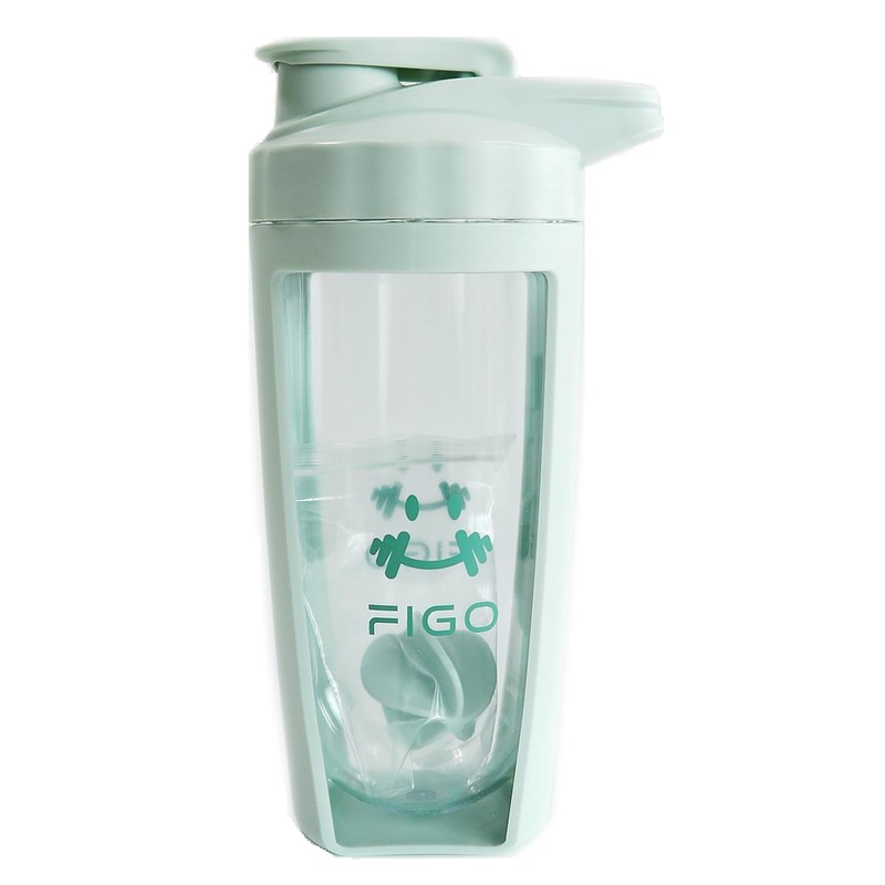 FIGO Protein Shaker Bottle 710ml with Ball Portable BPA Free