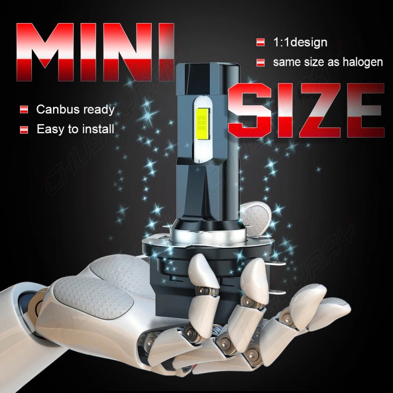 CHUSYYRAY 4x H1 H11B LED Combo Bulbs Headlight High-Low Beam