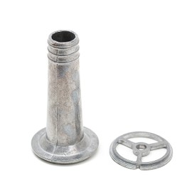 Sausage Stuffer Tubes - 1 Pcs Aluminum Sausage Stuffer Attachment - Meat Grinder Attachment for Sausage, Stuffing, Stuffing Vegetables, with Mesh