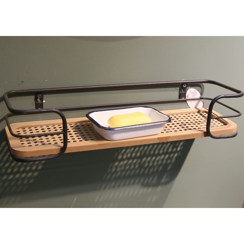 Joy Choice 6.5" Farmhouse Soap Dish with a Tray -