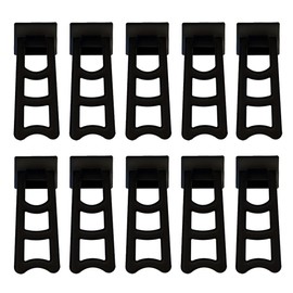 JIHUOO 10 Pcs Plastic Picture Frame Easel Back Photo Frame Support Stand Holder Table Picture Display Stand Rack Tabletop Painting Easel Stand