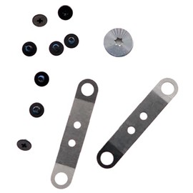 Deal4GO TouchPad Screw w/Trackpad Mounting Bracket Flexures kit Replacement for MacBook Pro A1278 A1286 A1297 A1342, Black, A12788697TPS
