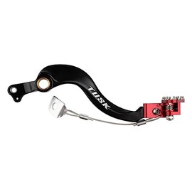 TUSK Aluminum Brake Pedal Red Tip for Honda CRF250R 2010-2022