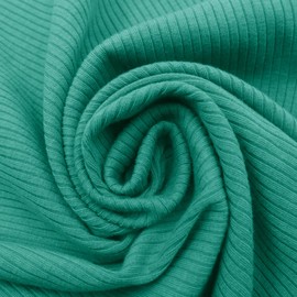 Kelly Green Solid 4x2 Rib Knit Fabric by The Yard