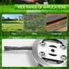 Lmuwecno 2PCS 6Inch Steel Wire Grass Trimmer Head, 2025 New