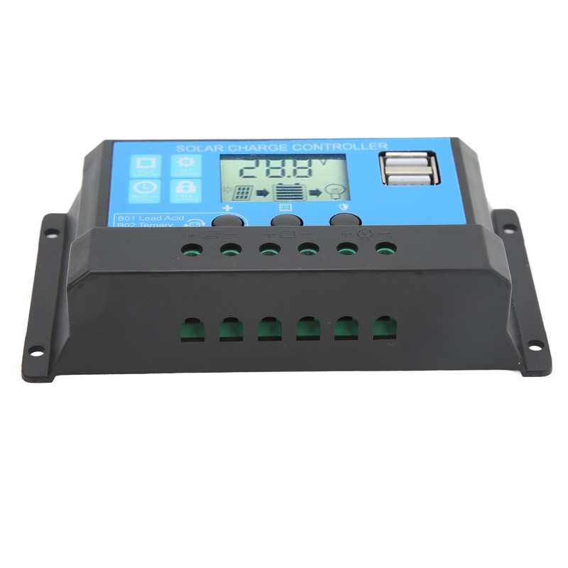 Solar Charge Controller With LCD Dual USB Industrial Master Chip