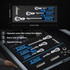 DISEN 3-Piece Extendable Flex-Head Ratchet Wrench Set with EVA Storage