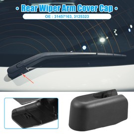 X AUTOHAUX Rear Windshield Wiper Arm Nut Cover Cap Fit for Volvo V60 2014-2018