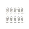 Fukuikinzokukogei Triangle Hanging Can, Safe Load Capacity 4kg x 10-Piece