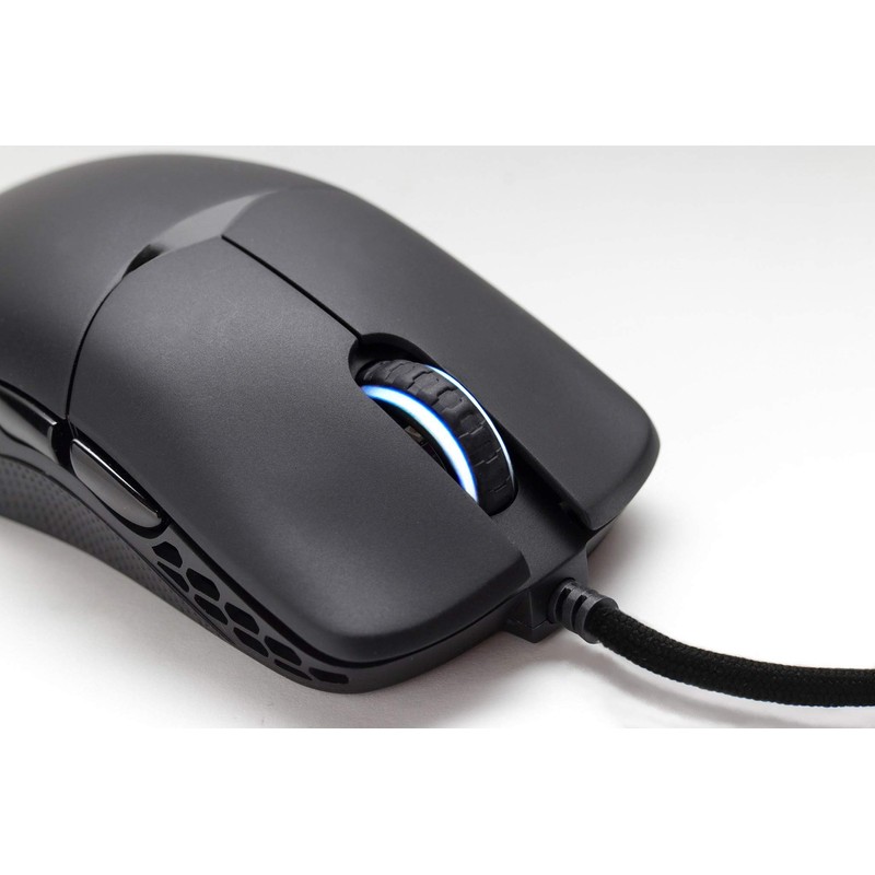 Ducky Feather Gaming Mouse, Black, USB, 7 Buttons, 16000 DPI,