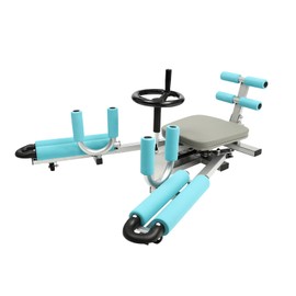 Leg Stretcher 330.7lbs Capacity Solid Color Leg Stretcher Machine Heavy Duty Flexibility Training Split Machine Leg Stretching Training Machine for Home Yoga Gym (Cyan)
