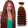 Tuheerst #33 Reddish Brown Color Boho Braiding Human Hair Deep