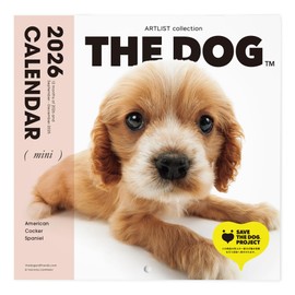 THE DOG 2026 Wall Calendar, Mini Size (American Cocker Spaniel)