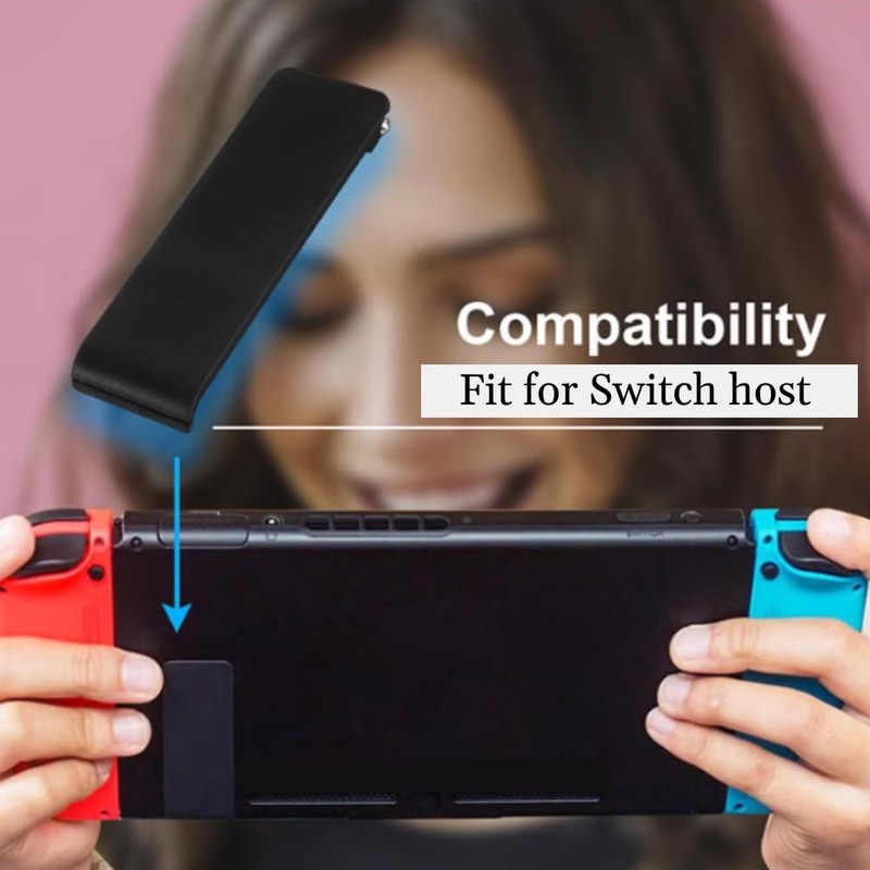 Switch Stand Switch Kickstand Black ABS Host Back Stand Foldable