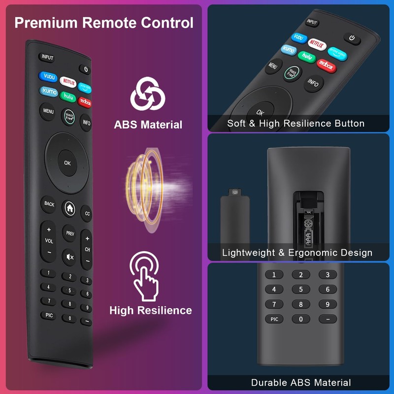 ZYK 【Pack of 2】 New Universal Remote for VIZIO All