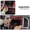 JeCar 16pcs Full Set Red Carbon Fiber Interior Trim Kit