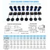 ZBLZGP SD20 Waterproof Connector IP68 Circular LED Power Cable Plug