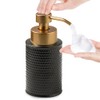 Foam Soap Dispenser with Refined and Vintage Emboss, Ceramic Hand