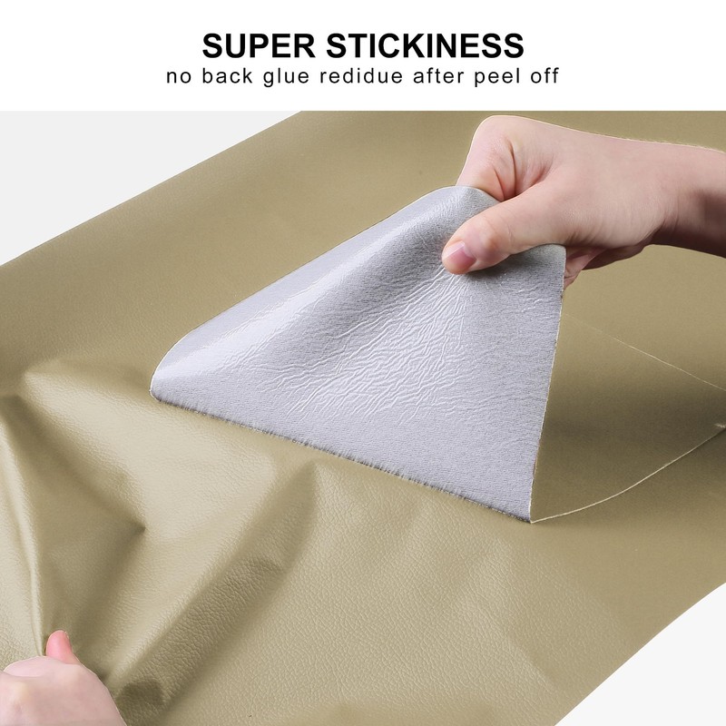 YAFLC Leather Repair Patch for Furniture, 4" x 63" Self