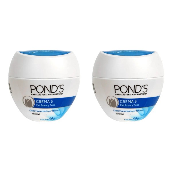 Ponds S Crema Facial Humectante Nutritiva Kit 2 50g Cu
