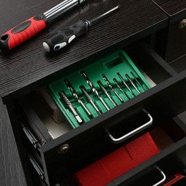 OCGIG 11 PCS Damaged Screw Extractor Set Broken Screw Drill Bits Bolts Fastners Taken Out Removal Tool