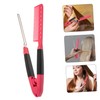 TOVINANNA 2pcs Hair Straightening Tool Comb for Women and Material