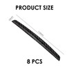 Pack of 8 Carbon Fibre Pattern Car Door Edge Stickers,