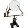 WWZMDiB Helping Hand Magnifier Adjustable 5X Magnifying Glass,with Dual Adjustable