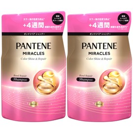 Pantene Miracle Color Shine & Repair Shampoo, Refill, 12.6 oz (350 g) x 2 Packs