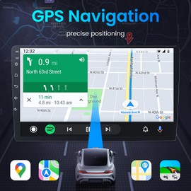 8Core 4GB+32GB Car Radio for Toyota Camry 2007-2009 2010 2011: 9 Inch 1280 x 800 HD Touchscreen 5G WiFi Bluetooth Stereo with Wireless CarPlay Android Auto 1080P Backup Camera FM Mirror Link GPS SWC