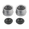 JDMSPEED 2pcs 1.98'' Trailer Axle Dust Cap Cup Grease Cover