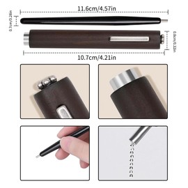 KICDER Cat Eye Nail Art Magnet Set - Includes Magnet Pen for Steel Ball Suction - Easy DIY for Beginners, Nail Studios, and Salons
