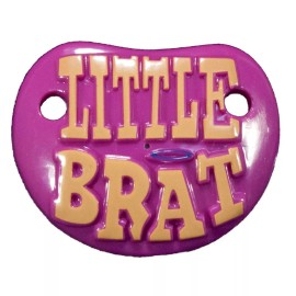 Billy Bob LITTLE BRAT Pacifier baby girls infant shower gift binky