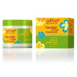 Alba Botanica Hawaiian, Aloe & Green Tea Oil-Free Moisturizer, 3 Ounce (Pack of 2)