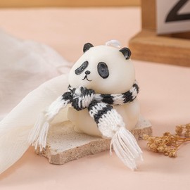 Panda Shaped Scented Candle,110G Cute Animal Aesthetics Aroma Soy Wax Decorative Candle for Table Photo Prop Birthday Gift,Prefect for Meditation Stress Relief Mood