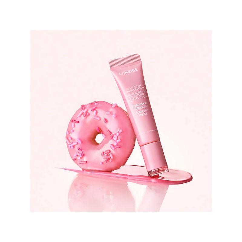 LANEIGE Glaze Craze Tinted Lip Serum - Strawberry Sprinkles