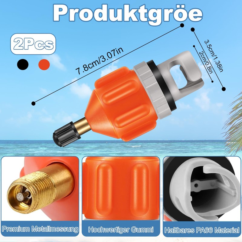 AHEJIOO Pack of 2 Sup Pump Adapter, Sup Adapter for
