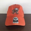 ’47 Cleveland Browns Hat Brownie The Elf Orange Adjustable Cap