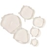 Set tapas de silicón amoldables, 6 piezas. Para la cocina,