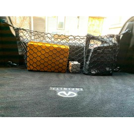 EACCESSORIES EA Trunk Organizer Cargo Net for Infiniti G35 G37 G25 Q40 2003-2015 – Envelope Style Cargo Net for Sedan-Premium Mesh Car Trunk Organizer Vehicle Carrier Storage–Compatible with G35 Q40