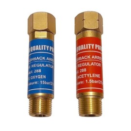 Flashback ARRESTOR Oxygen Acetylene Pair OXY Fuel Hose Safety Valve Cut Off
