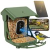 CINMOORE Smart Bird Feeder with Camera - Solar Powered, AI