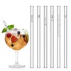 Berlin Edition 6 x 20 cm Glass Straws with Engraved