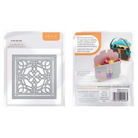 Tonic Studios Celtic Cross Patchwork Die Set, Cuts 2 Shapes up to 3.0" x 3.0", Add Elegant Elements to Cards and Crafts