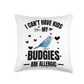Budgie Toys Bird Food Accessories Budgie Ornament Parakeet Throw Pillow