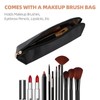 Makeup Bag + Makeup Brush Bag, Large Capacity Travel Cosmetic
