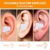 Tapones para los oídos de silicona suave moldeable - Paquete