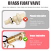 3/4 Inch Float Valve, Brass Water Float Valve for Water