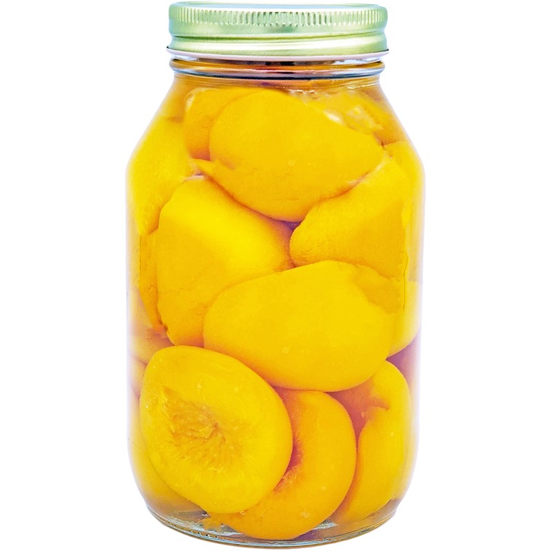 Amish Made Canned Fruit (Old Fashioned Peach Halves (2-32 oz.